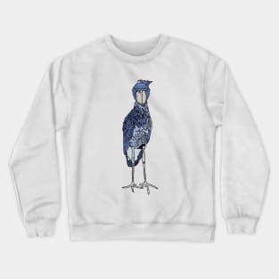 Shoebill Stork Bird Crewneck Sweatshirt